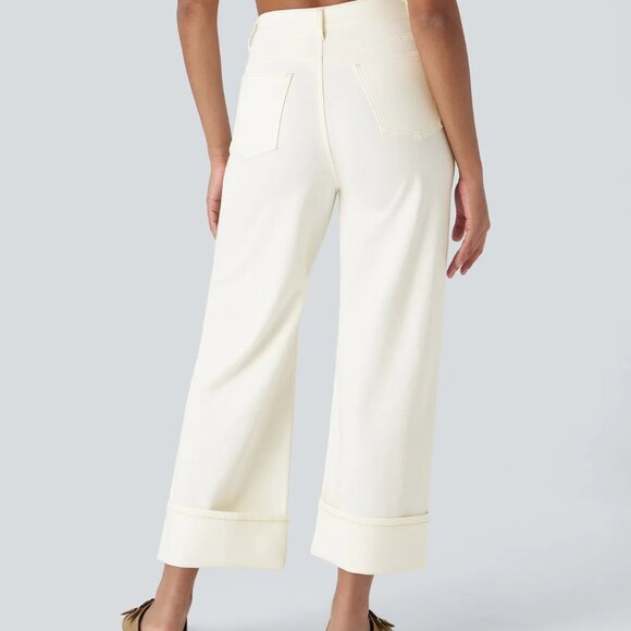 Halara stretchy cropped jeans Small 4/6 NWT! - Picture 2 of 7